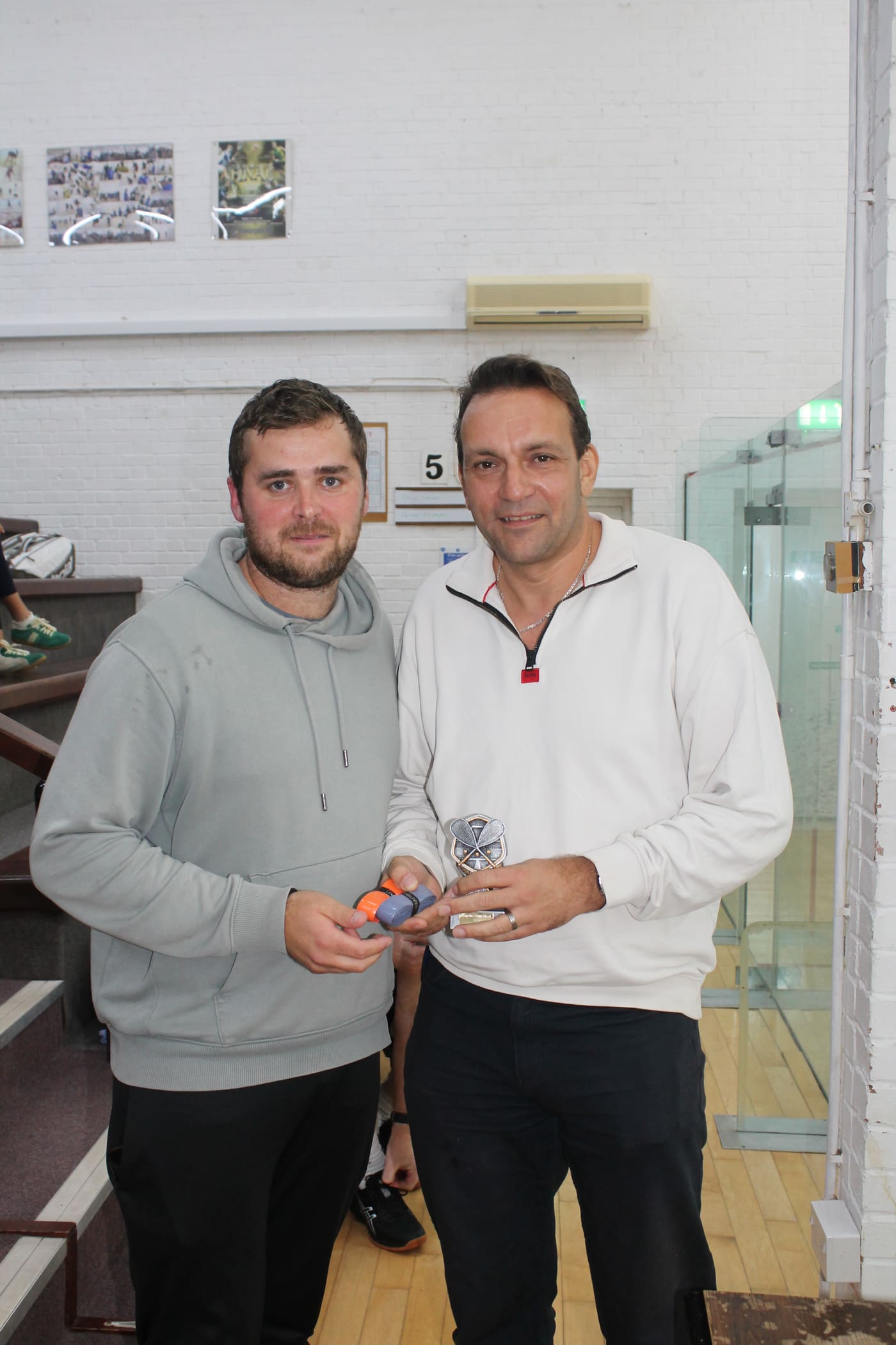 Mark Sharp, O45s runner-up